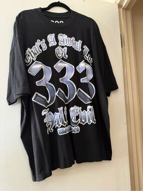 Black Half Evil + That’s a whole Lot of cough syrup collab Tee